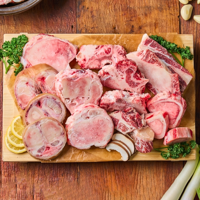 한우 곰거리 황금비율! 횡성 한우 보신세트 6kg(사골+잡뼈+우족+꼬리반골)